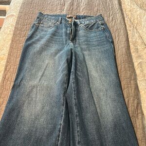 Judy Blue Retro high waisted wide leg jeans